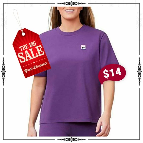Fila Womens Short Sleeve Crew Neck Jersey Tee - Picture 4 of 4